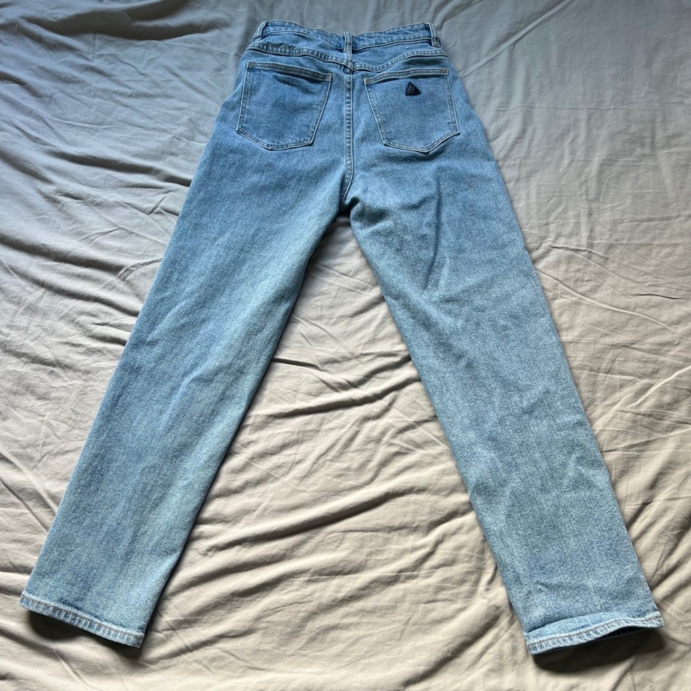 ABRAND Jeans Womens Size 27 AU 9 '94 High‎ Rise Slim Fit Light Wash Denim Y2K